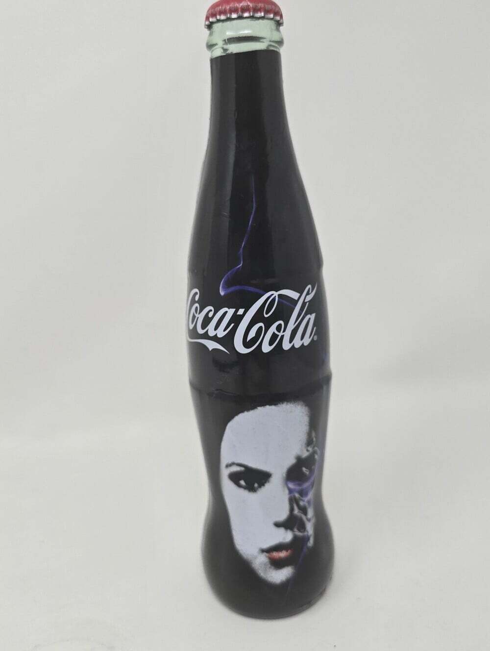 Limited Edition Coca Cola Glass Bottle Nina Dobrev Vampire Diaries TV 9.5" Rare